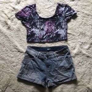 BDG | Mid-rise Light Wash Jean Shorts